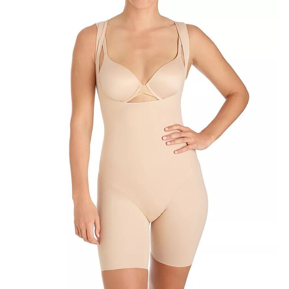 TC Fine Intimates NWT Comfort WYOB Thigh Slimmer Shaping Torsette with Back Magi